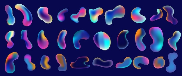 Colorful colourful liquid asset