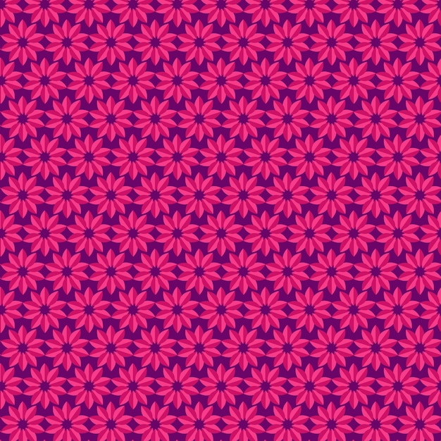 Colorful floral pattern illustration