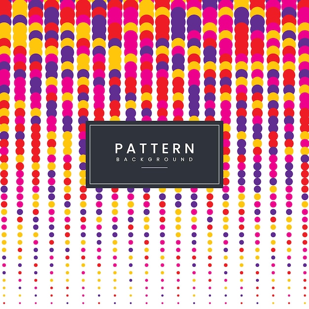 Colorful Geometric Circle Dots Shapes Vector