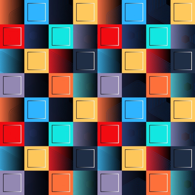 Colorful geometric pattern