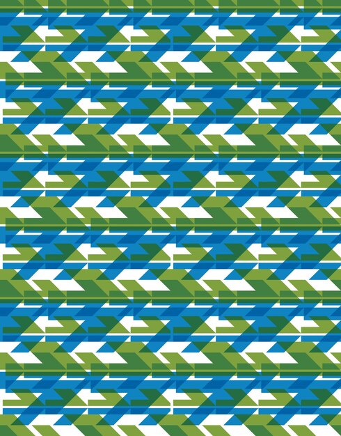 colorful geometric seamless layered composition created with arrows, green symmetric endless vector background. abstract vivid conceptual design covering.