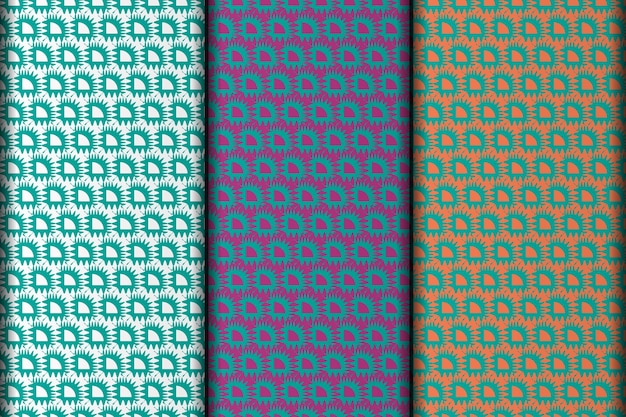 Colorful geometric seamless repetitive vector pattern texture background vector graphic