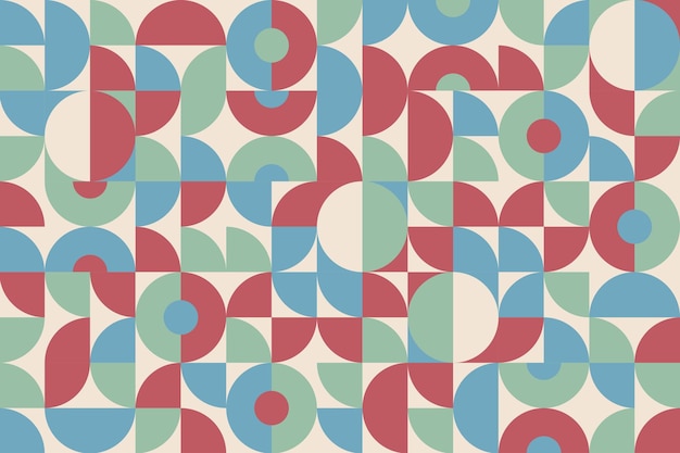 colorful geometric shape mosaic pattern background