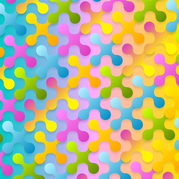 colorful geometric shapes abstract background vector design