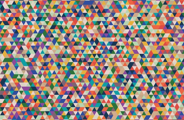 Colorful Geometric Triangle Pattern