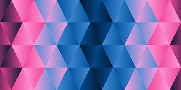 colorful geometric triangle vector pattern