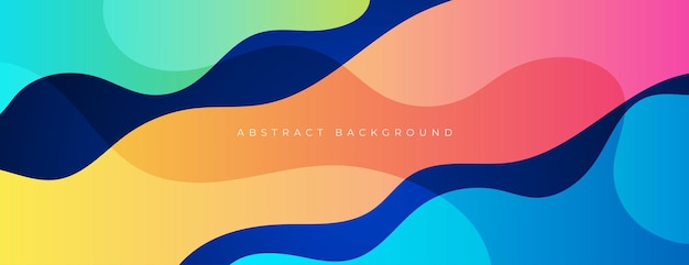 colorful gradient abstract fluid background