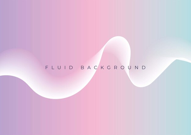 colorful gradient background with white line fluid