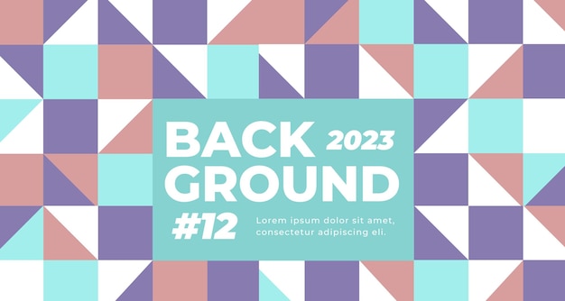 colorful gradient triangle pattern on corner position with white space. modern geometric background