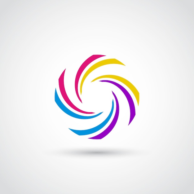 Colorful logo design vector graphics
