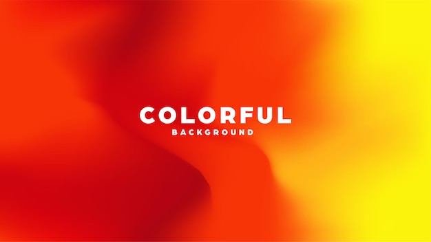 Colorful modern abstract background with neon gradient dynamic color flow poster banner vector