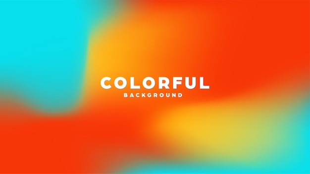 colorful modern abstract background with neon gradient dynamic color flow poster banner vector