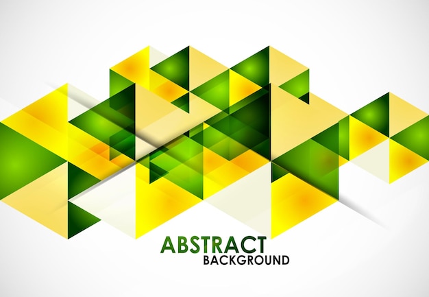 Colorful modern triangles
