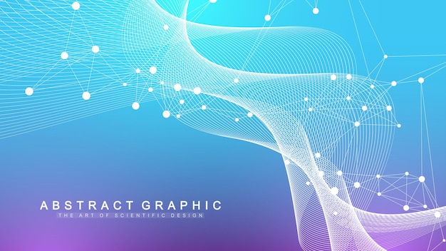 colorful molecules background dna helix dna strand dna test molecule or atom neurons abstract structure for science or medical background banner scientific molecular vector illustration