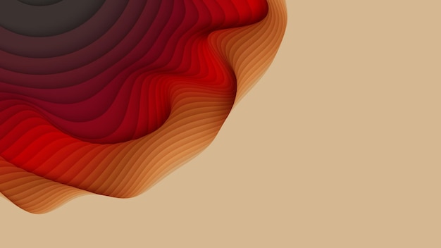 colorful paper layers 3d abstract gradient papercut colorful origami shape concept