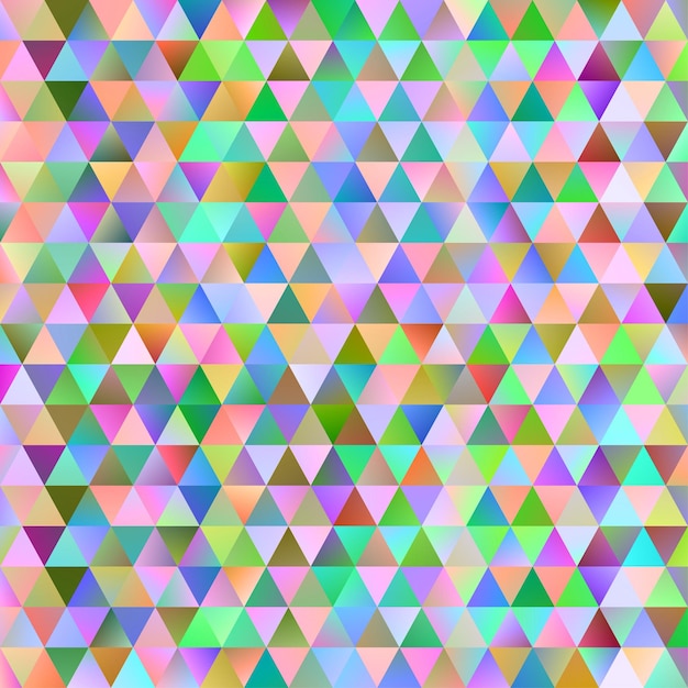 Colorful pattern with chaotic triangles