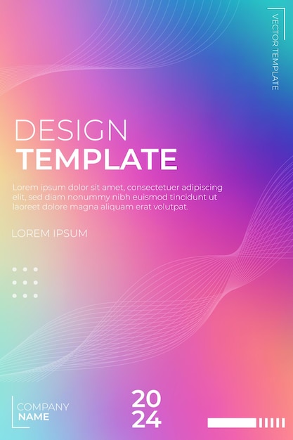 Colorful Patterned Background Design with Abstract Gradient Effects