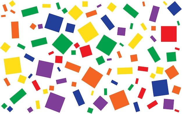 Colorful Shape Abstract background in flat style