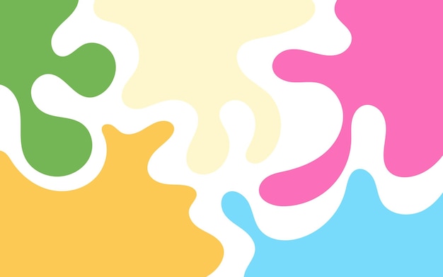 Colorful smooth liquid background