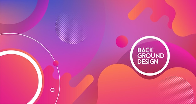 Colorful style abstract background design