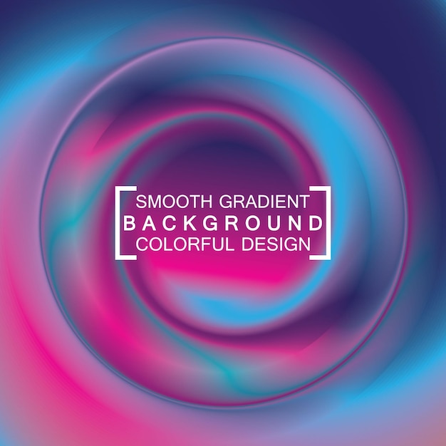 Colorful swirl smooth gradient design abstract background