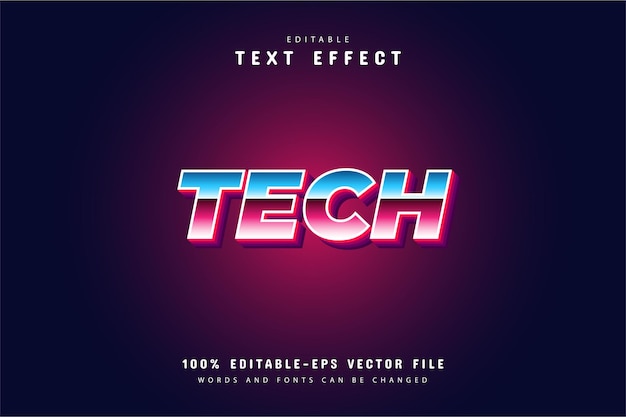 Colorful text 3d editable text effect
