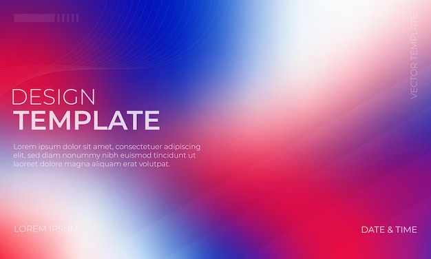 Colorful Vector Gradient Texture with Red White and Indigo Tones