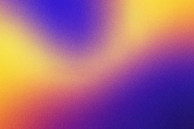 Colorful Yellow Purple Indigo Gradient Grainy Texture Background Pattern