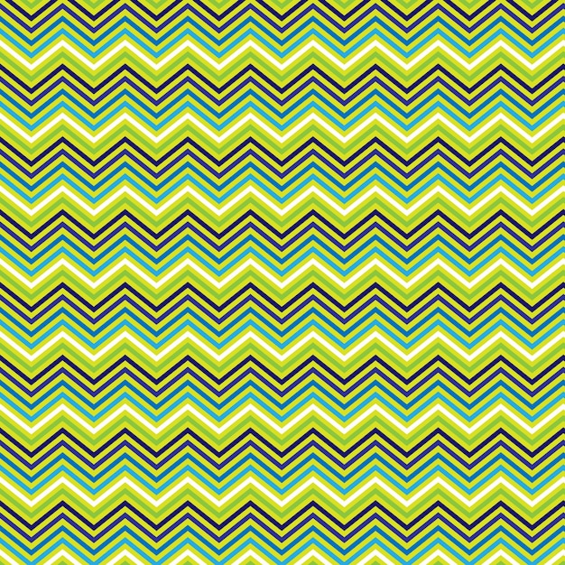 Colorful Zigzag Chevron Pattern