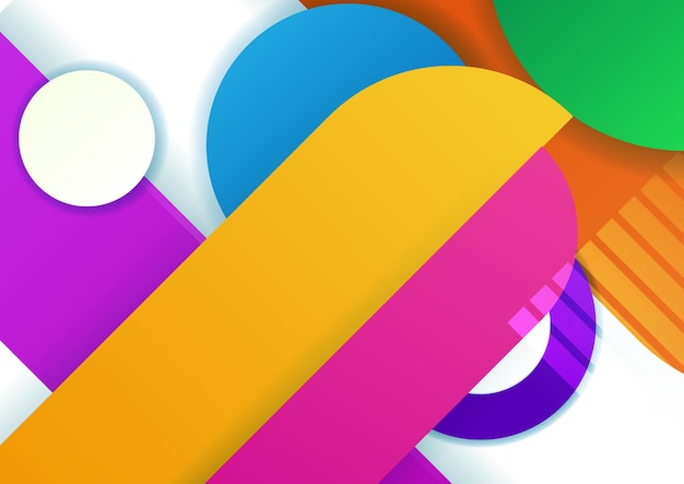 colourful abstract background modern abstract covers minimal covers design colorful geometric background vector illustration