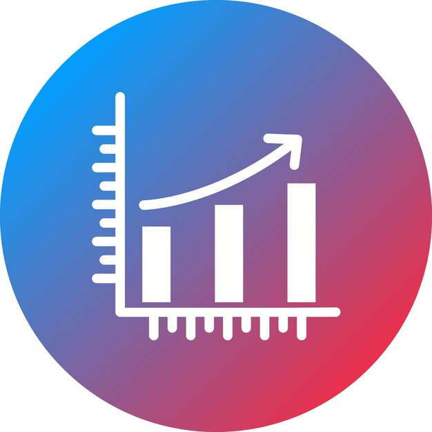 Column Line Chart icon vector image Can be used for Infographic