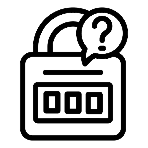 combination lock posing a question about security and access