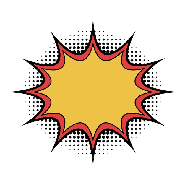 comic book burst explosion effect