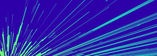 Comic book speed lines neon green color