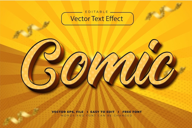 comic text effect