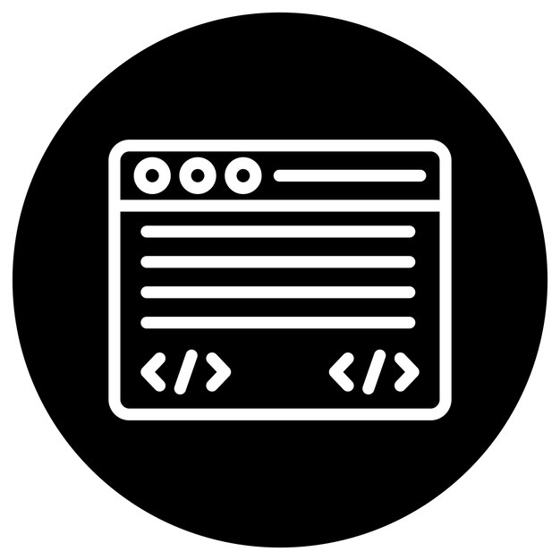 Command line Vector Icon Design Illustration