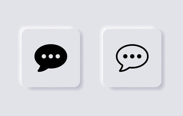 comment icon speech bubble symbol chat talk message sign web app ui icons