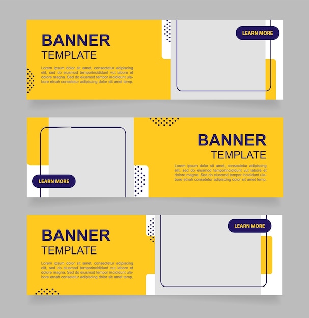 Commercial driving service web banner design template