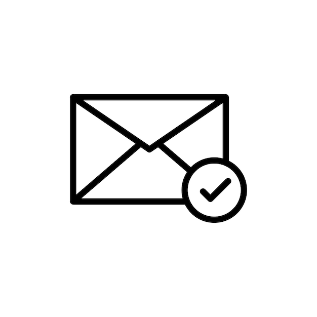 Communication email sign symbol vector
