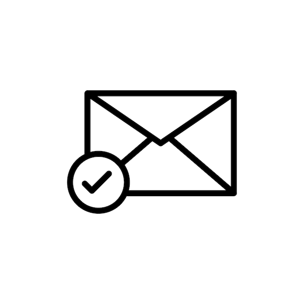 Communication email sign symbol vector