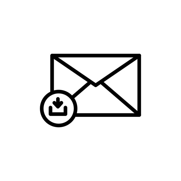 Communication email sign symbol vector