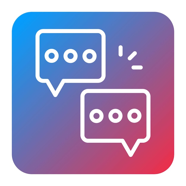 communication icon vector image can be used for freelancer