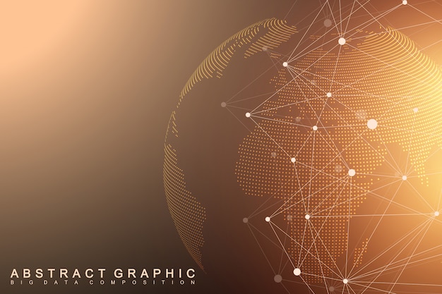 communication with world globe background