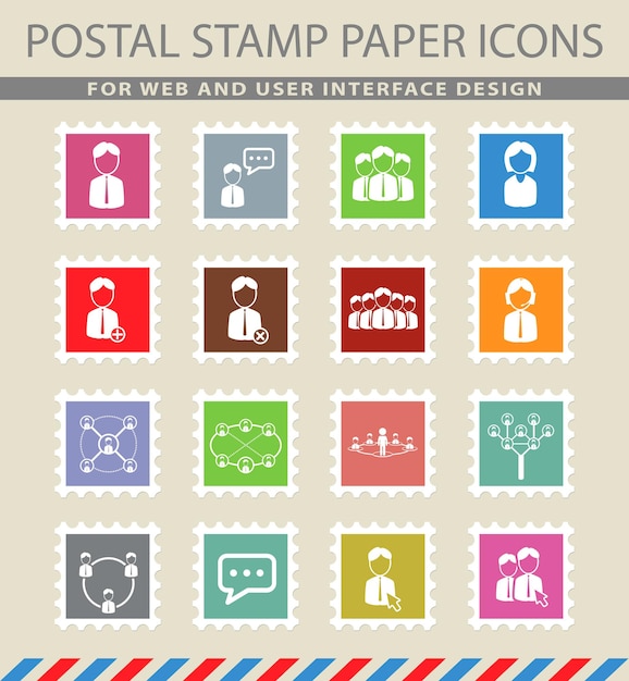 Community simply symbol for web icons and user interface
