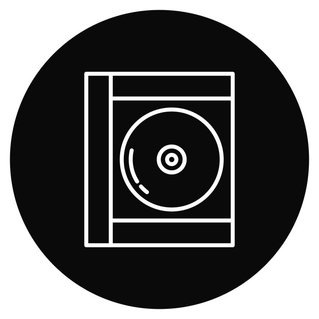 Compact Disk icon vector image Can be used for Office Stationery