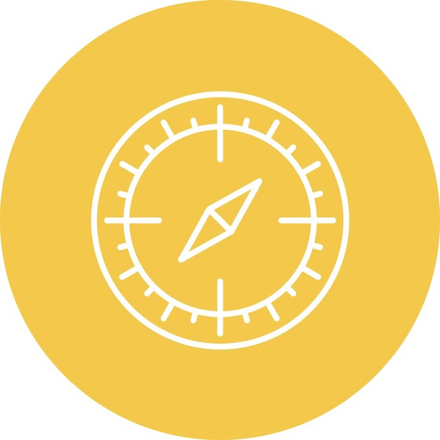 compass icon vector image can be used for communication and media