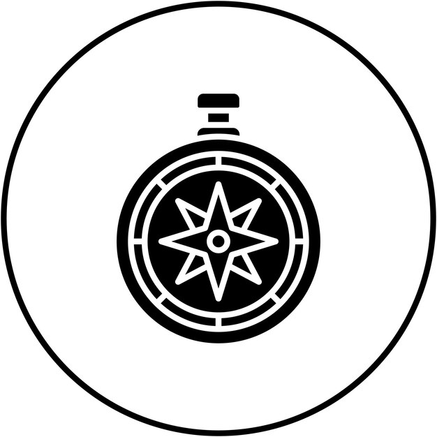 Compass icon vector image Can be used for History