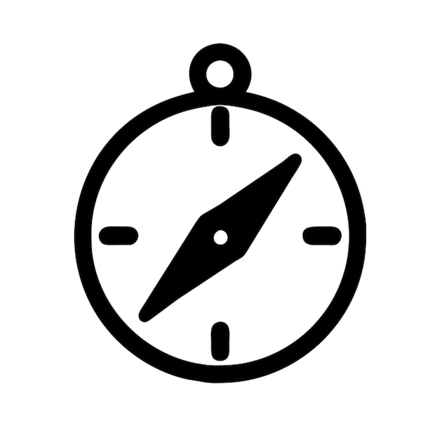 compass navigator pictogram