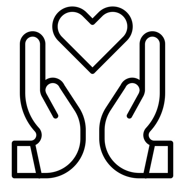 Compassion icon vector image Can be used for Friendship
