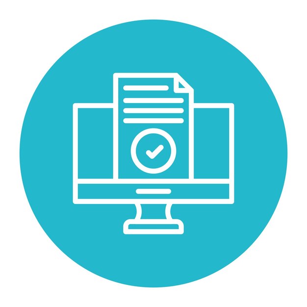 Compliance Monitor icon vector image Can be used for Compilance and Regulation